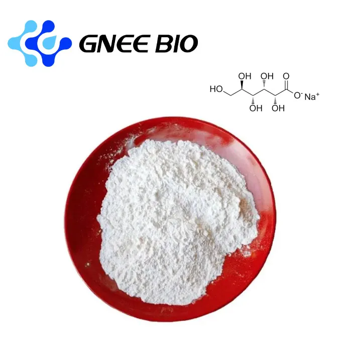 Tööstuslik klass 99% naatriumglükonaat või glükoohahappe naatriumsoola CAS 527-07-1