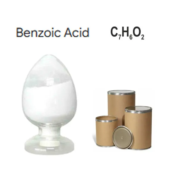 Orgaaniline keemiline bensoehape 99,5% säilitusaine CAS 65-85-0 jaoks